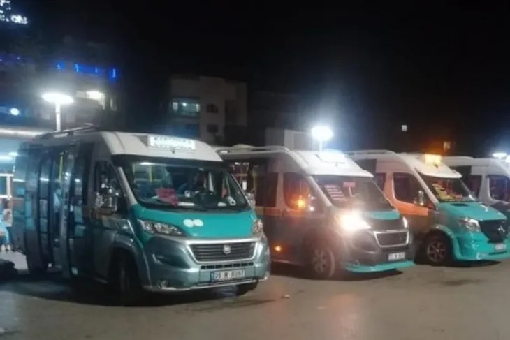 Bursa’da kent merkezi minibüs
