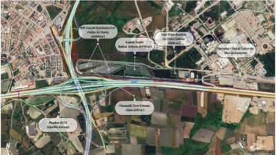 Bursa'da Emek–Şehir Hastanesi Hafif Raylı