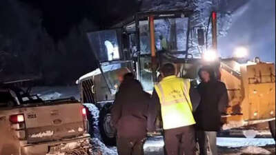 Bursa'da kar yağışı sebebiyle yayla