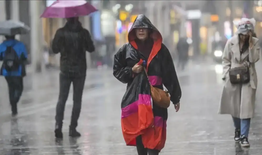 Bursa genelinde kuvvetli yağış,