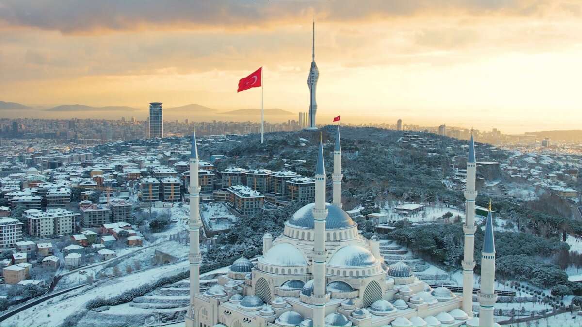 Çamlıca’da mest eden gün batımı Çamlıca’da mest eden gün batımı