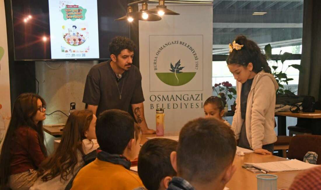 Çocuklar Osmangazi’de sanat dolu günler yaşıyor