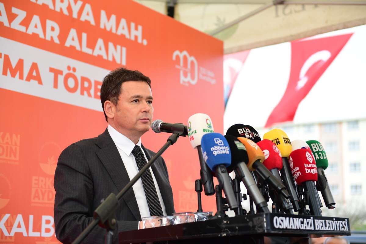 Osmangazi Belediyesi’nden Demirtaş’a kapalı pazar alanı