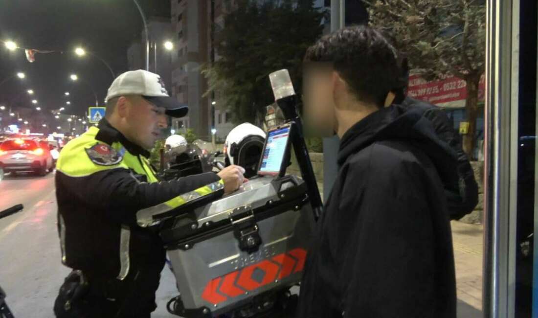 Antalya'da uygulama noktasında durdurulan