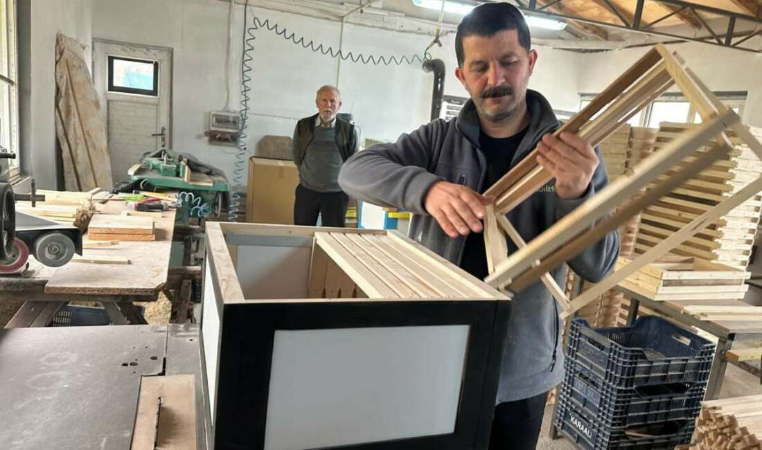 Bursa'nın İnegöl ilçesinde arıcılıkla