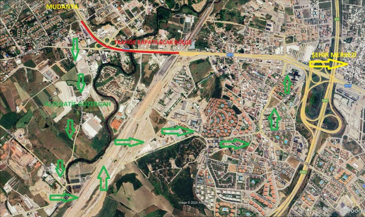 Geçit Köprüsü’nde trafik düzenlemesi