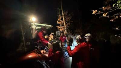 AFAD’dan gelen ihbar üzerine, Süpürtü