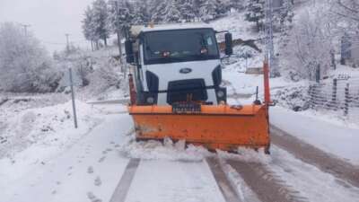 İnegöl Belediyesi, etkisini sürdüren kar