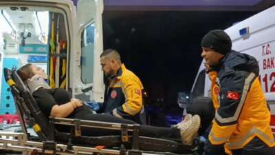 Bursa'nın İnegöl ilçesinde iki otomobilin