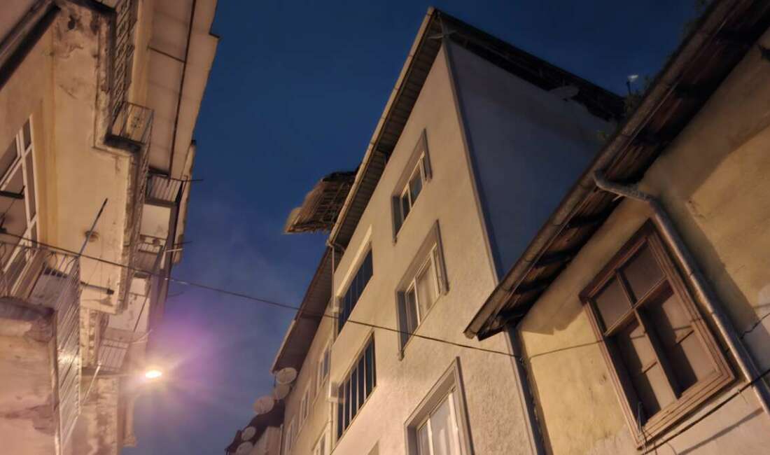 Bursa'da etkili olan lodos,