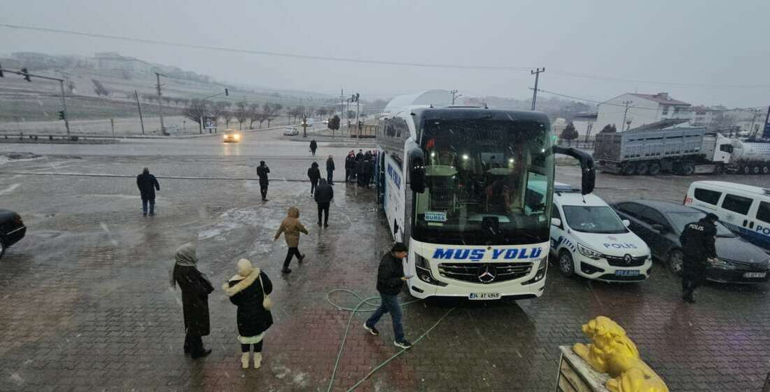 Muş'tan Bursa'ya seyir halinde olan