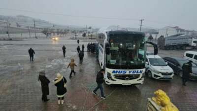 Muş'tan Bursa'ya seyir halinde olan yolcu