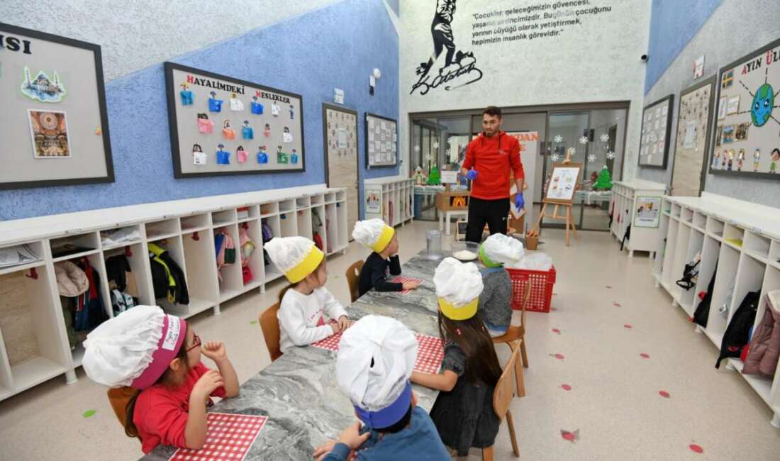 Osmangazi Belediyesi’nin kreşlerinde gerçekleştirilen