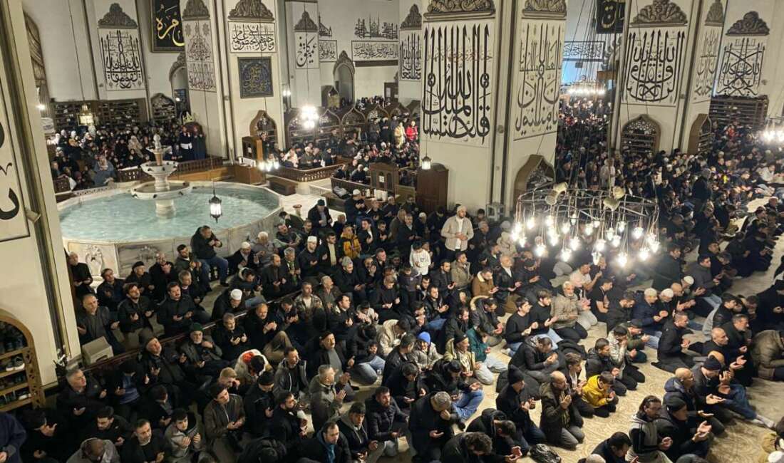 Bursa'da Miraç Kandili dolayısıyla