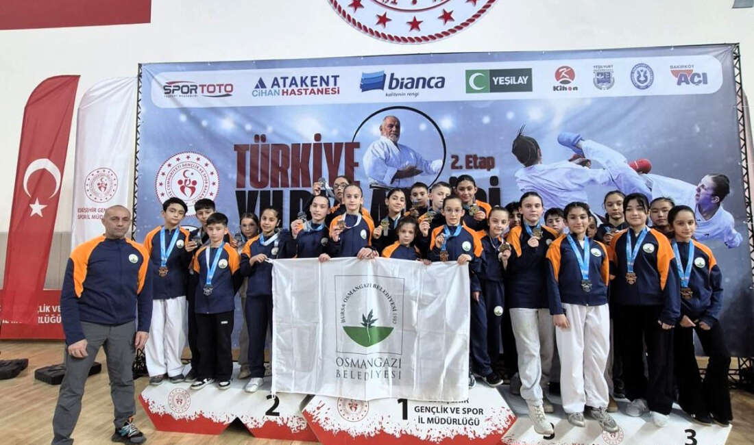 Osmangazili karateciler madalyaya doydu Osmangazi Belediyespor Karate Takımı,
