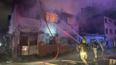 Bursa'da iki katlı evde sobadan