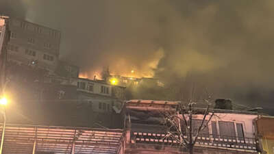 Bursa'nın Uludağ eteklerindeki bir evde