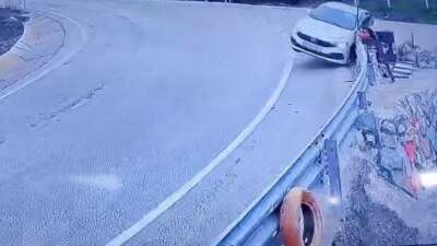 Uludağ yolundan şehir merkezine seyreden