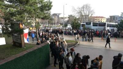 Bursa'da soğuk ama güneşli havayı