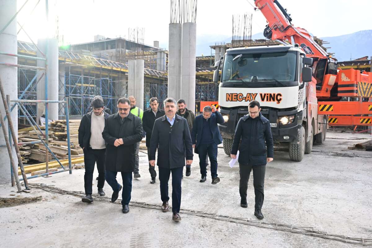 Yavuzselim Kapalı Pazar Alanı’nda çalışmalar sürüyor