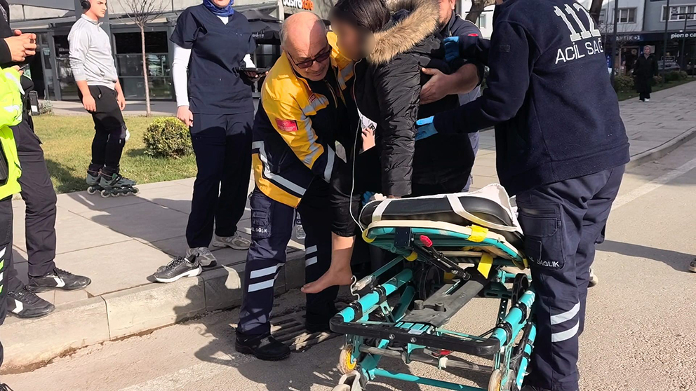 Bursa'nın İnegöl ilçesinde, yaya