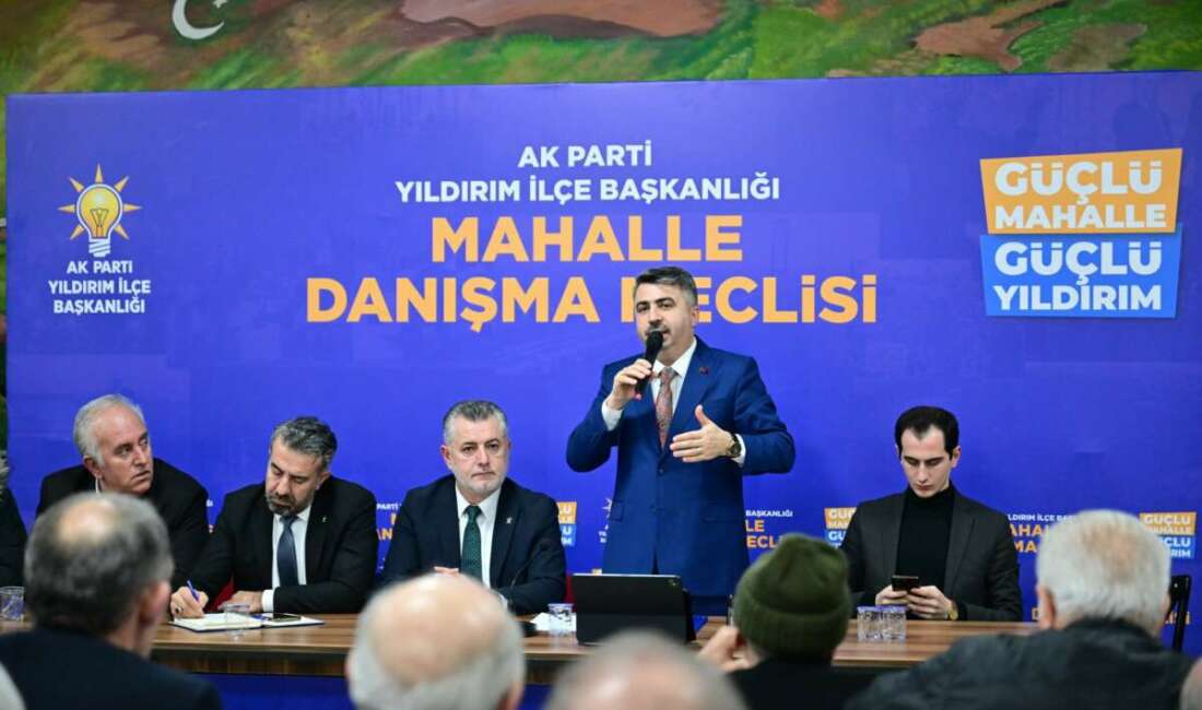 Yıldırım makamdan değil sahadan yönetiliyor Yıldırım Belediye Başkanı Oktay