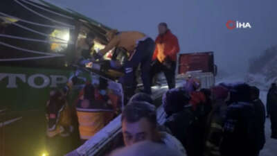 Tokat’ta etkili olan kar yağışı