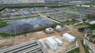 Doğu Atıksu Arıtma Tesisi’nin ön