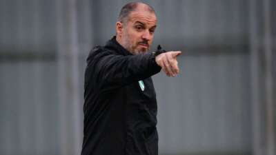 Bursaspor Teknik Direktörü Mustafa Er,