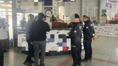 Bursa İnegöl'de bir yolcu, otobüs