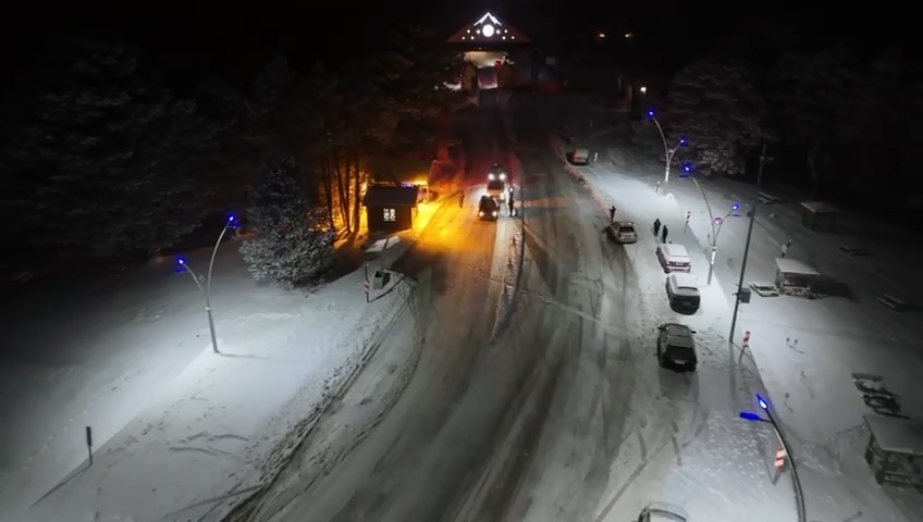 Uludağ’da dün akşam saatlerinde