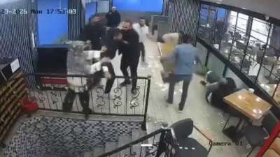  Bursa’da bir kafede çıkan