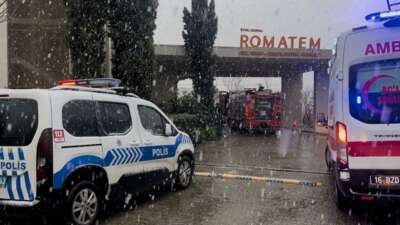 Bursa'da özel bir hastanenin yemekhane