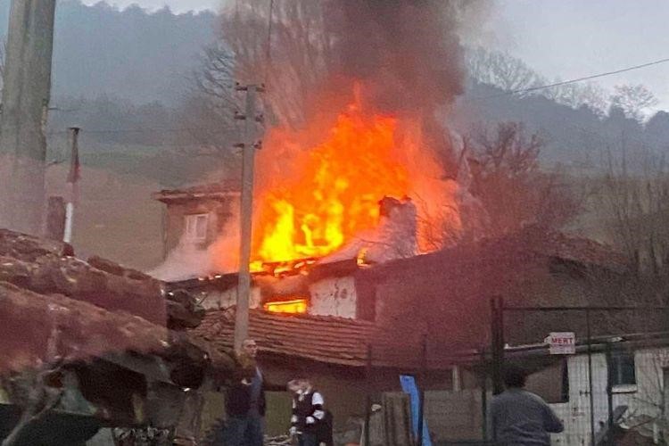 Bursa'nın Orhaneli ilçesinde sabahın