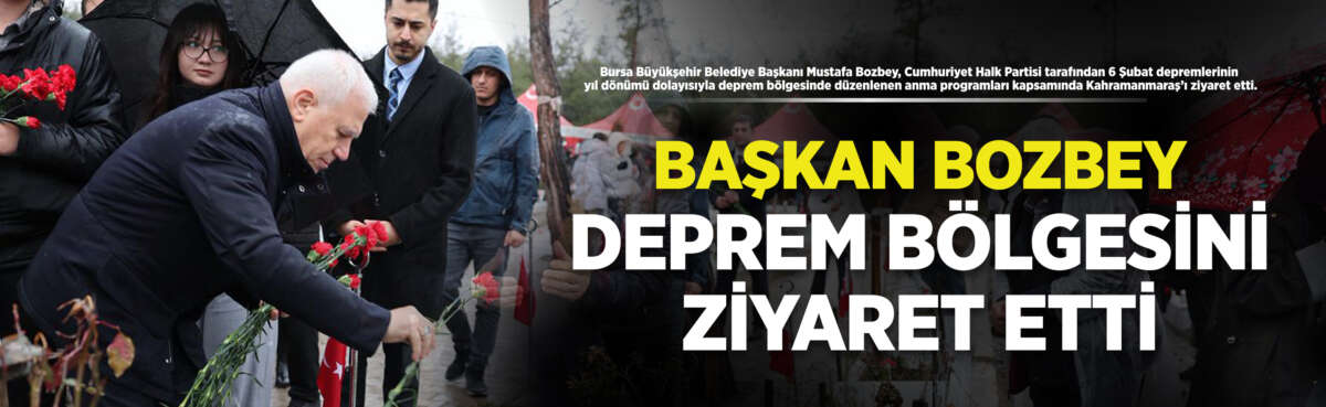 Bursa Büyükşehir Belediye Başkanı Mustafa