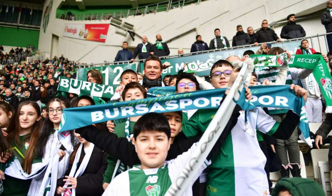Başkan Aydın ve çocuklardan Bursaspor’a destek! Osmangazi Belediyesi, Yenibağlar, Hamzabey