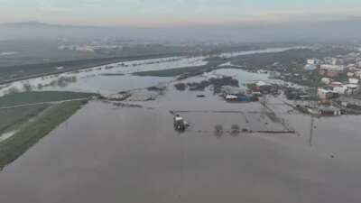Bursa'da sağanak yağış ve kar