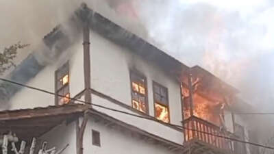 Bursa’nın İznik ilçesinde bir evde