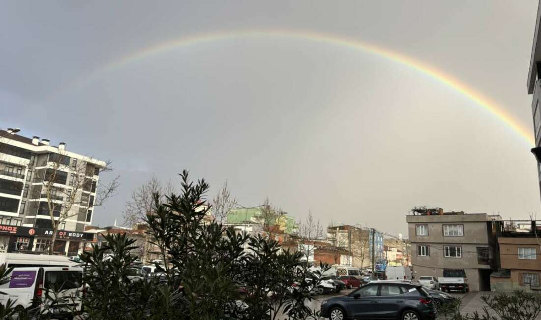 Bursa’da yağmurun ardından güneşin