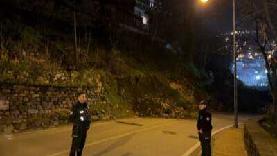 Bursa'nın Osmangazi ilçesinde sağanak yağışın