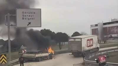 Bursa'da İzmir Yolu üzerinde Görükle