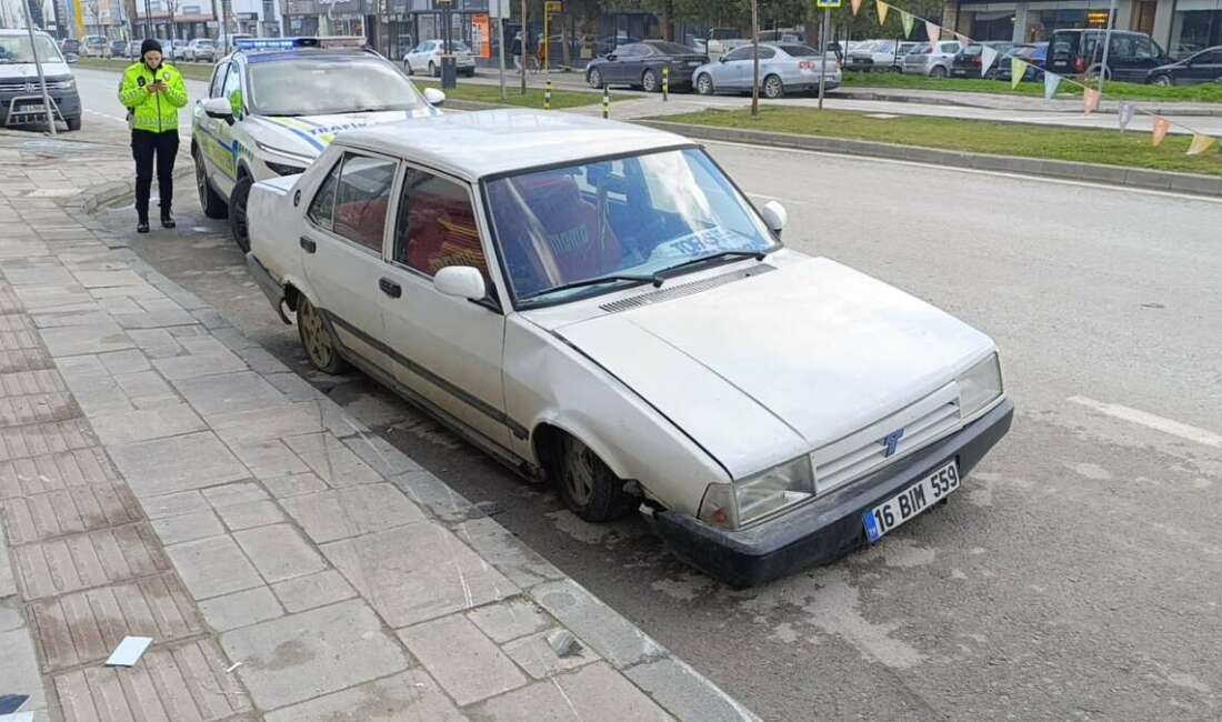 Bursa'nın İnegöl ilçesinde gece