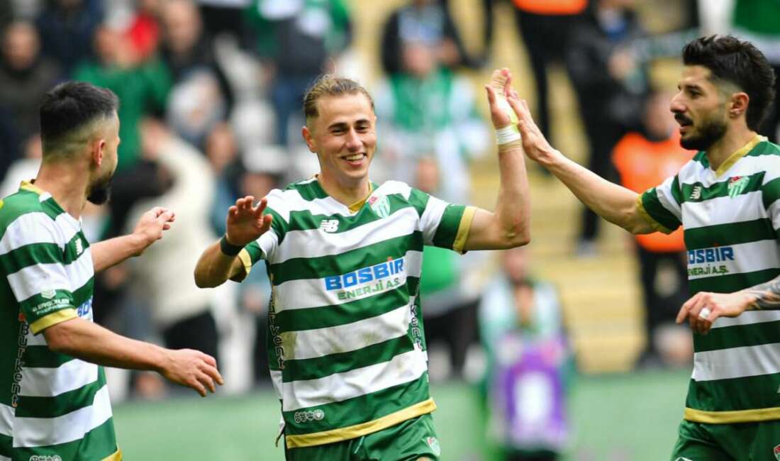 Bursaspor gümbür gümbür; Selam durun lidere… Lider Bursaspor, sahasında konuk