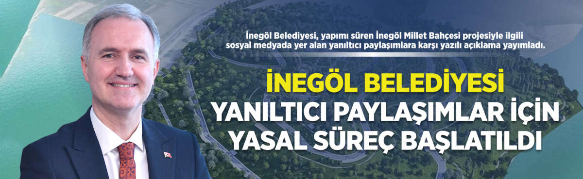 İnegöl Belediyesi’nin yapımını sürdürdüğü İnegöl