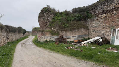 Bursa'nın tarihi ilçesi İznik'te yaklaşık