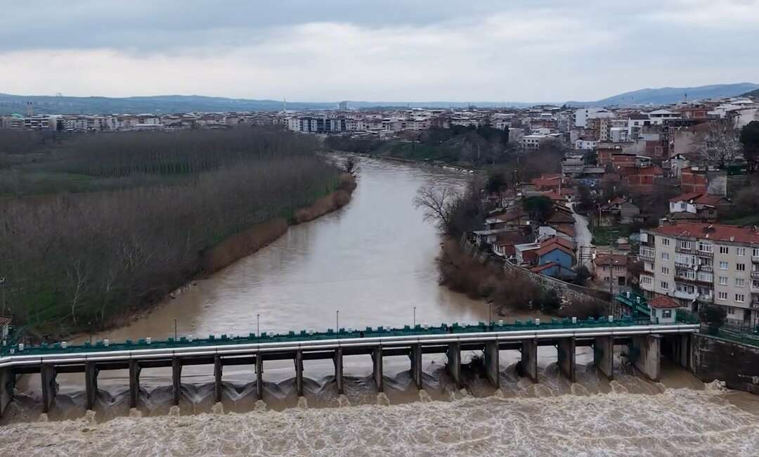 Bursa'da kar ve yağmur