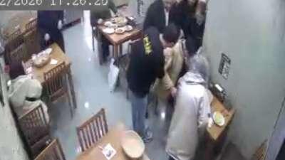  Bursa'nın Mustafakemalpaşa ilçesinde bir lokantada