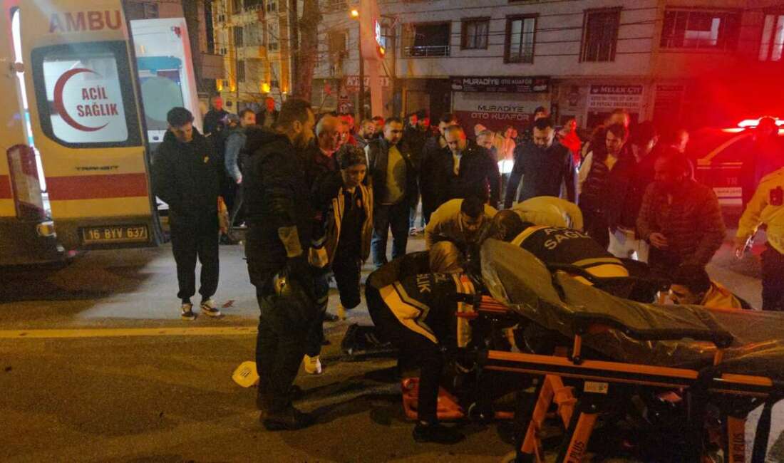 Bursa’nın motosikletin yayaya çarpması