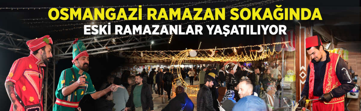 Osmangazi Belediyesi’nin Osmangazi Meydanı’nda gerçekleştirdiği