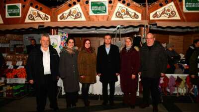 Osmangazi Belediyesi’nin Osmangazi Meydanı’nda kurduğu